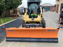 lama spazzaneve 250cm serie media attacco universale per minipala mod ln 250 m