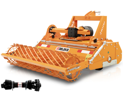 fresa interrasassi con rullo 155cm di lavoro per la preparazione del terreno mod dfu 160