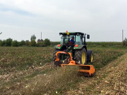 trincia argini per trattore serie pesante 140cm di taglio moltiplicatore esterno mod alce 140
