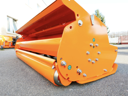trincia argini per trattore serie pesante 140cm di taglio moltiplicatore esterno mod alce 140