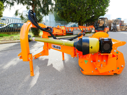 trincia argini per trattore serie pesante 140cm di taglio moltiplicatore esterno mod alce 140