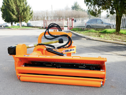 trincia argini a bandiera per trattore serie pesante 160cm di taglio moltiplicatore esterno mod alce 160