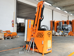 braccio decespugliatore idraulico per trattore trincia o barra tosasiepi mod airone 80