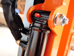 braccio decespugliatore idraulico per trattore trincia o barra tosasiepi mod airone 180 tr