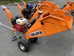 biotrituratore a scoppio professionale per la produzione di cippato mod dk 500 lf