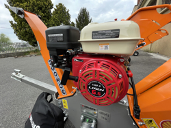 biotrituratore a scoppio professionale per la produzione di cippato mod dk 500 lf