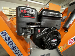 biotrituratore a scoppio professionale per la produzione di cippato mod dk 500 bs