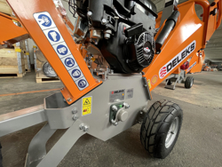 biotrituratore a scoppio professionale per la produzione di cippato mod dk 500 bs