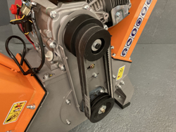 biotrituratore a scoppio professionale per la produzione di cippato mod dk 500 bs