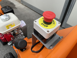 biotrituratore a scoppio professionale per la produzione di cippato mod dk 500 honda