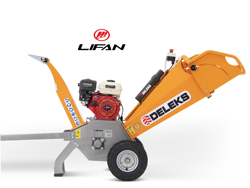 biotrituratore a scoppio professionale per la produzione di cippato mod dk 500 lf