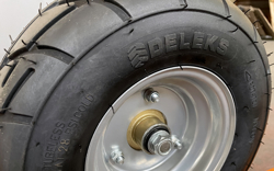 biotrituratore a scoppio professionale per la produzione di cippato mod dk 500 bs