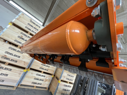 trinciatrice a spostamento idraulico per trattrici da frutteto mod jaguar 150
