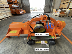 trinciatrice a spostamento idraulico per trattrici da frutteto mod jaguar 170