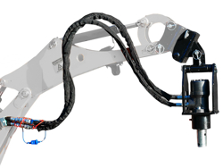 rotore idraulico per trivella su miniescavatore mod grhd