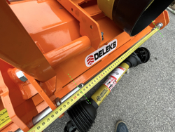 fresa interrasassi professionale 115cm di lavoro utile con rullo per trattore mod dfu 120