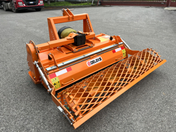 fresa agricola interrasassi 135 cm lavoro utile con rullo per l orto e letto di semina mod dfu 140