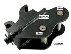attacco rapido per miniescavatore