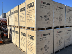 biotrituratore a scoppio con motore produzione di cippato mod dk 900 bs