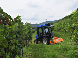 trincia per trattore tipo kubota carraro spostabile e taglio da 100cm a mazze o coltelli mod lince sp100
