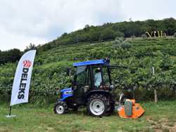 trincia per trattore tipo kubota carraro spostabile e taglio da 100cm a mazze o coltelli mod lince sp100