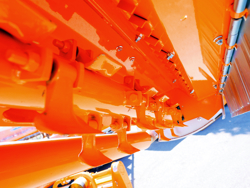 trincia erba e sarmenti a mazze serie media da 185cm di taglio per trattore da frutteto mod leopard 180 sp