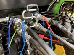 trincia fossi per trattore a mazze spostabile serie leggera mod volpe 140