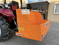 paletta 120cm con ribaltamento a leva per trattore pala meccanica mod bucket 120 h