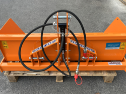 paletta 120cm con ribaltamento a leva per trattore pala meccanica mod bucket 120 h