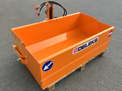 paletta 140cm con ribaltamento a leva per trattore pala meccanica mod bucket 140 h