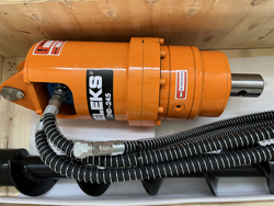 rotore idraulico per trivella su miniescavatore zhd245