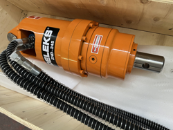 rotore idraulico per trivella su miniescavatore zhd245