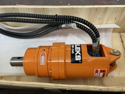 rotore idraulico per trivella su miniescavatore zhd245