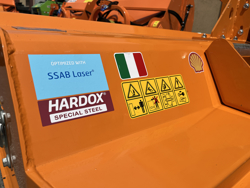 trinciatrice spostabile idraulica a mazze per trattore mod leopard 180 sph