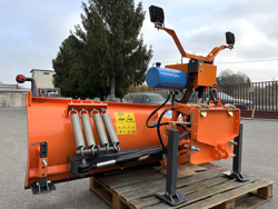 spazzaneve 175cm serie media attacco per furgone autocarro mod ln 175 j