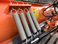 spazzaneve 175cm serie media attacco per furgone autocarro mod ln 175 j