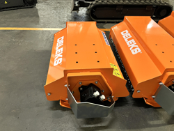 trincia rovi per miniescavatore da 80cm decespugliatore idraulico mod arm 80