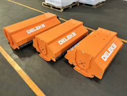 trincia rovi per miniescavatore da 80cm decespugliatore idraulico mod arm 80