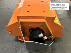 trincia rovi per miniescavatore da 100cm decespugliatore idraulico mod arm 100