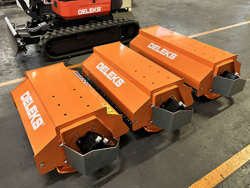 trincia rovi per miniescavatore da 100cm decespugliatore idraulico mod arm 100