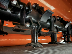 trincia rovi per miniescavatore da 120cm decespugliatore idraulico mod arm 120