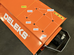 trincia rovi per miniescavatore da 120cm decespugliatore idraulico mod arm 120