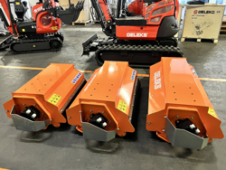 trincia rovi per miniescavatore da 120cm decespugliatore idraulico mod arm 120