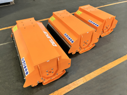 trincia rovi per miniescavatore da 120cm decespugliatore idraulico mod arm 120