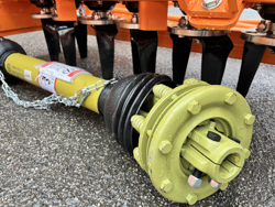 erpice rotante con rullo per trattore kr 120