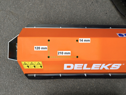 trincia rovi per miniescavatore da 100cm decespugliatore idraulico mod ar 100