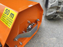 trincia rovi per miniescavatore da 100cm decespugliatore idraulico mod ar 100