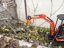 cesoia forestale pinza per tronchi miniescavatori mod cf 10