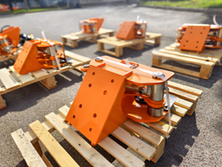 cesoia forestale pinza per tronchi miniescavatori mod cf 10