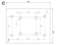 cesoia forestale pinza per tronchi miniescavatori mod cf 10r